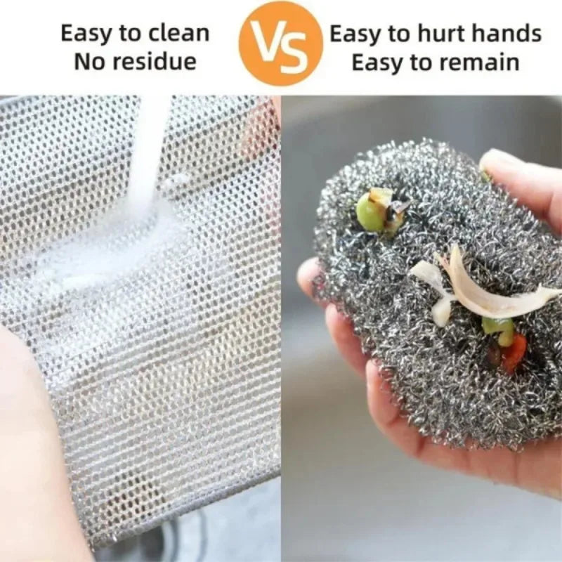 Cotton Rags Kitchen Cleaning Cloth Towels Tea Towel Magic Cloths Metal