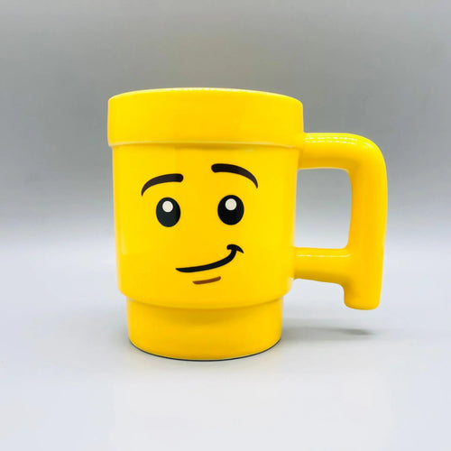 Cartoon Ceramic Mug Cup 250ML with Cute Impish Expression Figure Head