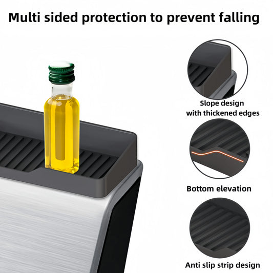 Space-Saving Magnetic Rack – Holds Spices, Utensils & More!