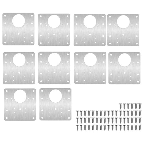 2/4/10pcs Hinge Plate Kitchen Cupboard Door Hinge Repair Kit Plates