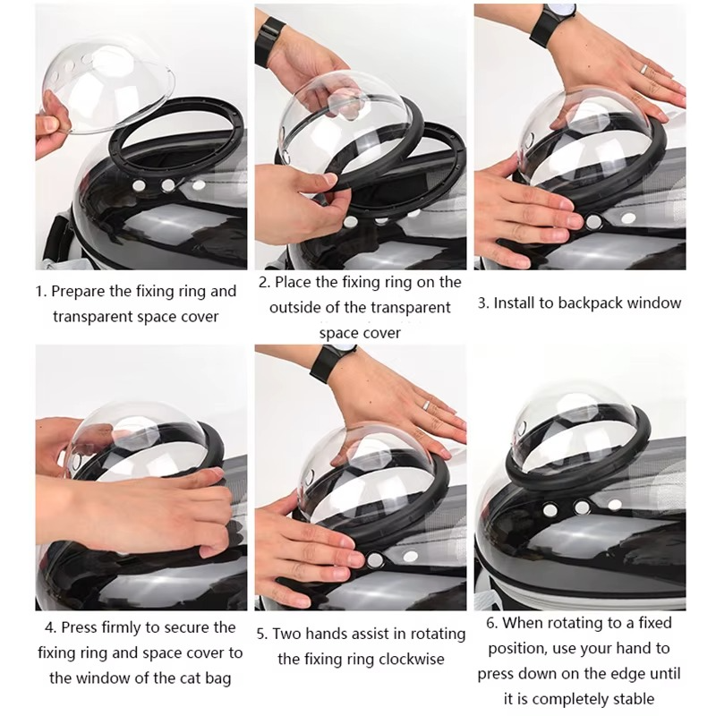 Portable Space Capsule Cat Bag – Lightweight, Ventilated Travel Carriers Smvp Pet Store