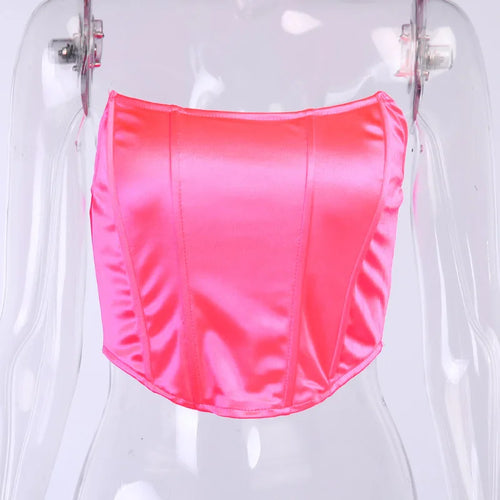 Velvet Off-Shoulder Corset Crop Top - Chic & Affordable