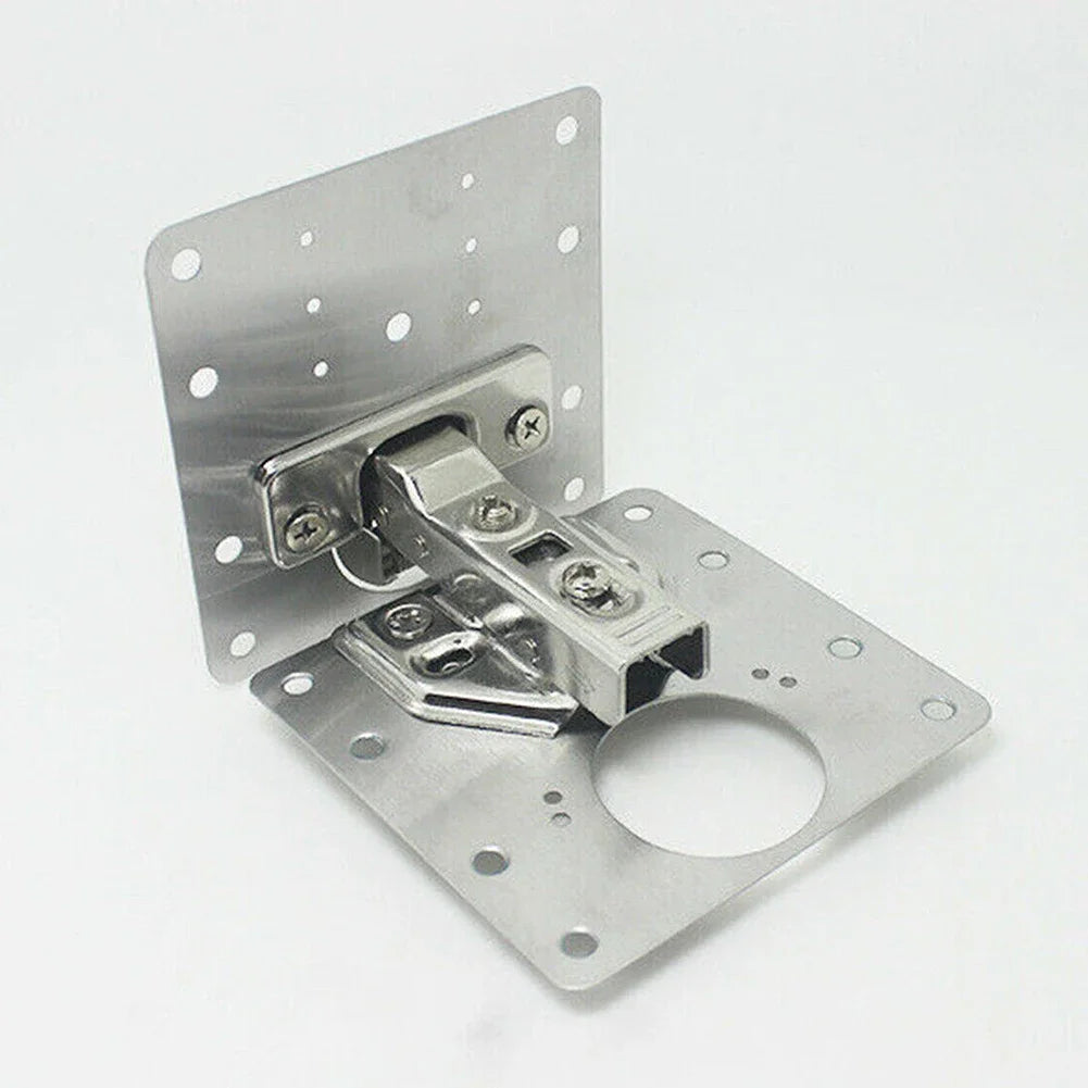 2/4/10pcs Hinge Plate Kitchen Cupboard Door Hinge Repair Kit Plates
