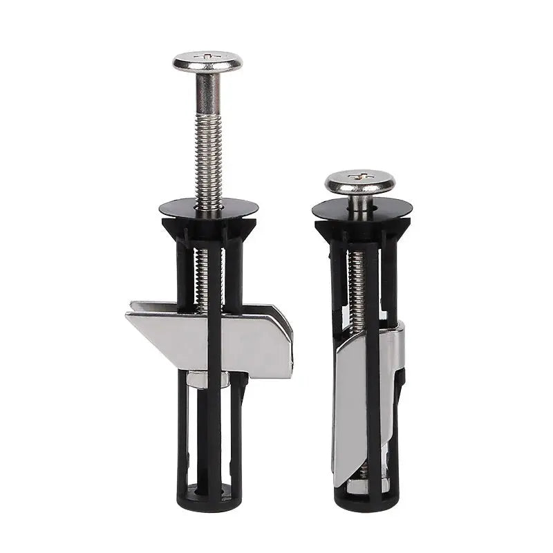 2 PCS Universal Stainless Steel Water Tank Toilet Seat Hinges Bolts