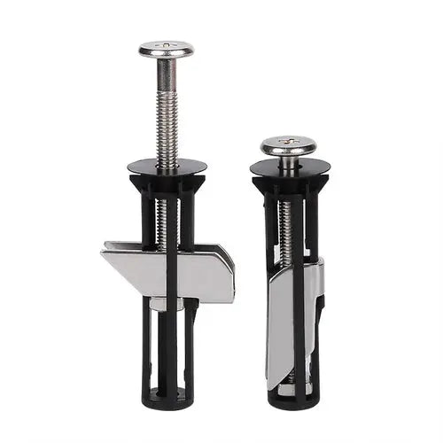 2 PCS Universal Stainless Steel Water Tank Toilet Seat Hinges Bolts