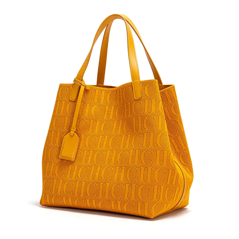 Fashionable Classic New Solid Color Outer Bag Women's Handbag Exquisite Craftsmanship Large Capacity Tote Bag