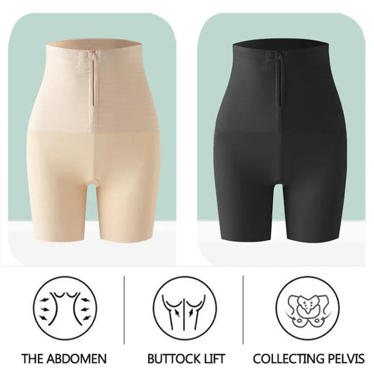 Womens High Waist Shapewear Tummy Control Body Shaper Panties Zip Hooks Waist Trainer Butt Lift Underpants Woman Underwear Panty YUEYUN QING Stor Store