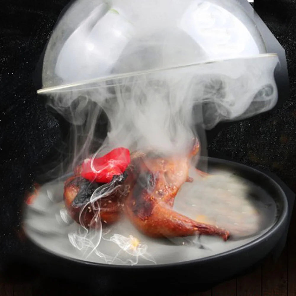 Home Smoking Dome Cover Kitchen Cooking Smoke Hood Acrylic Smoke