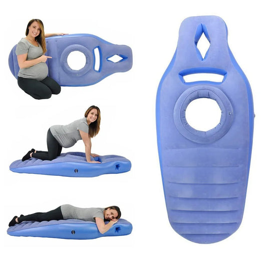 Bump-Support Inflatable Prenatal Yoga Mat