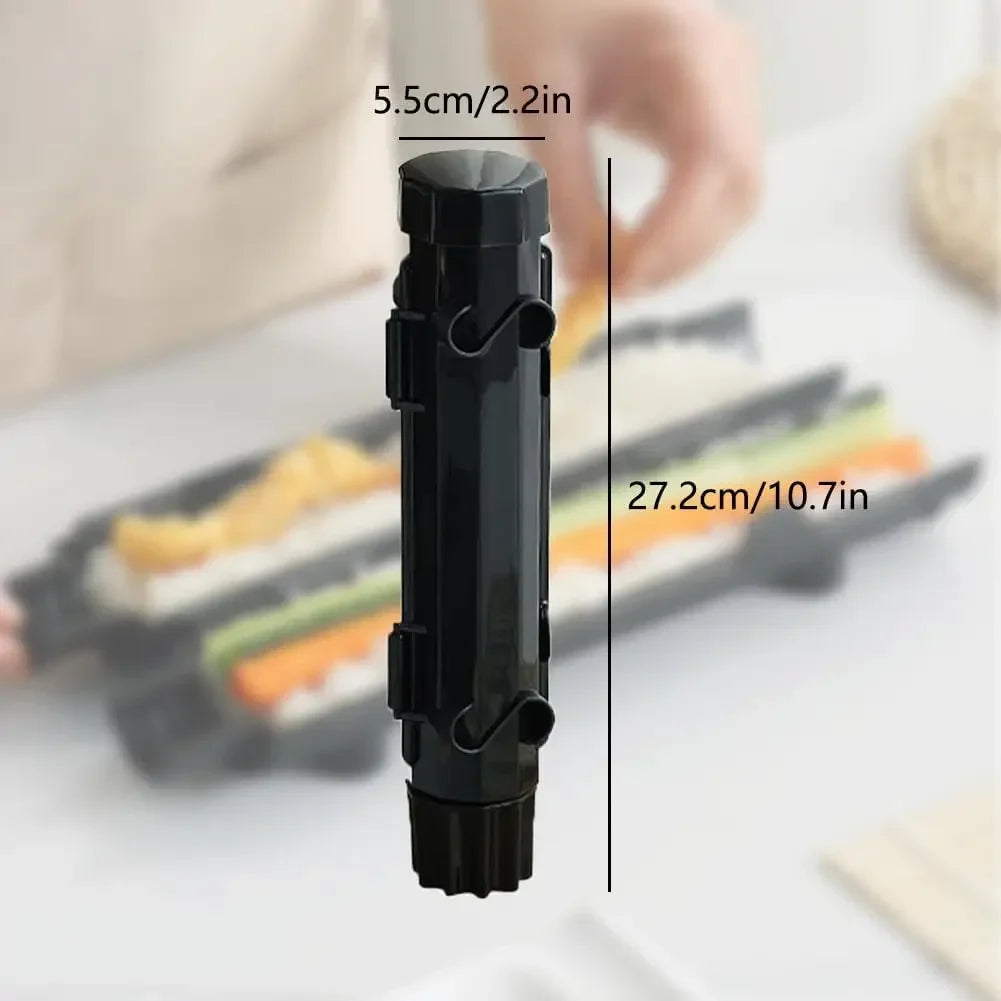 Sushi Bazooka with Sushi Bamboo Rolling Mat, Beginner Sushi Making Kit