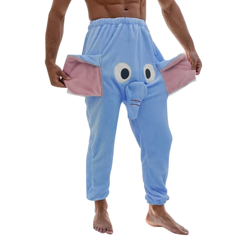 Women Pants Autumn Winter Funny Cute Couple Pajama Pants Squeeze
