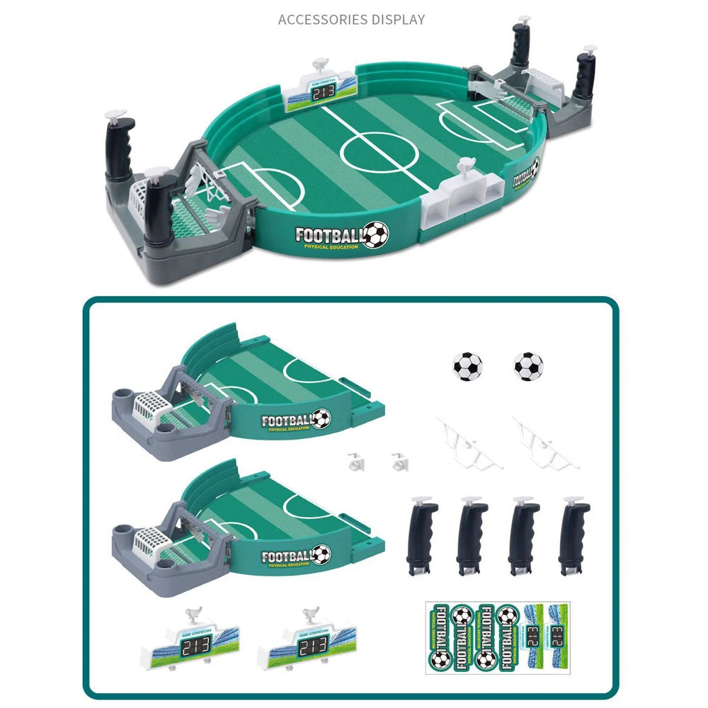 miYou Desktop Toy Sports Games Football Table with 6 Football Desktop