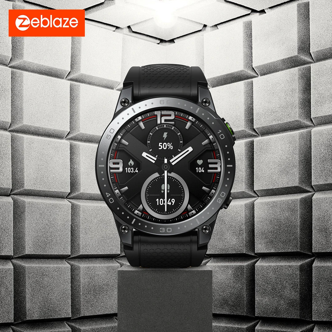 Zeblaze Ares 3 Pro Smart Watch Ultra HD AMOLED Display Voice Calling Function 100+ Sports Modes 24H Health Monitor Smartwatch