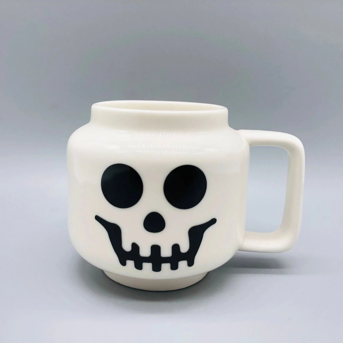Cartoon Ceramic Mug Cup 250ML with Cute Impish Expression Figure Head