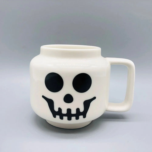 Cartoon Ceramic Mug Cup 250ML with Cute Impish Expression Figure Head