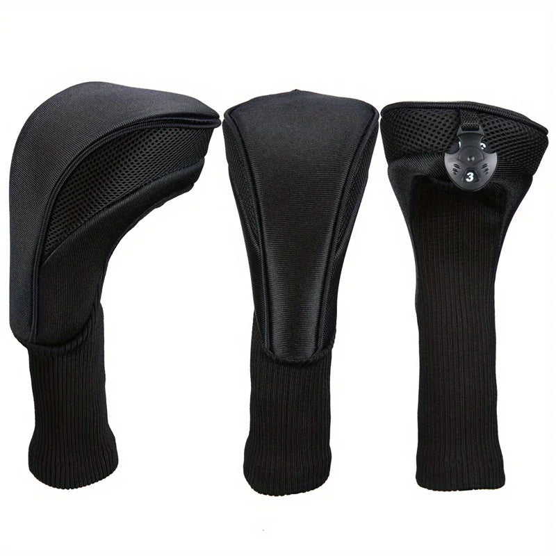 Golf Headcovers Set - Perfect Fit Driver, Fairway Wood, And Hybrid