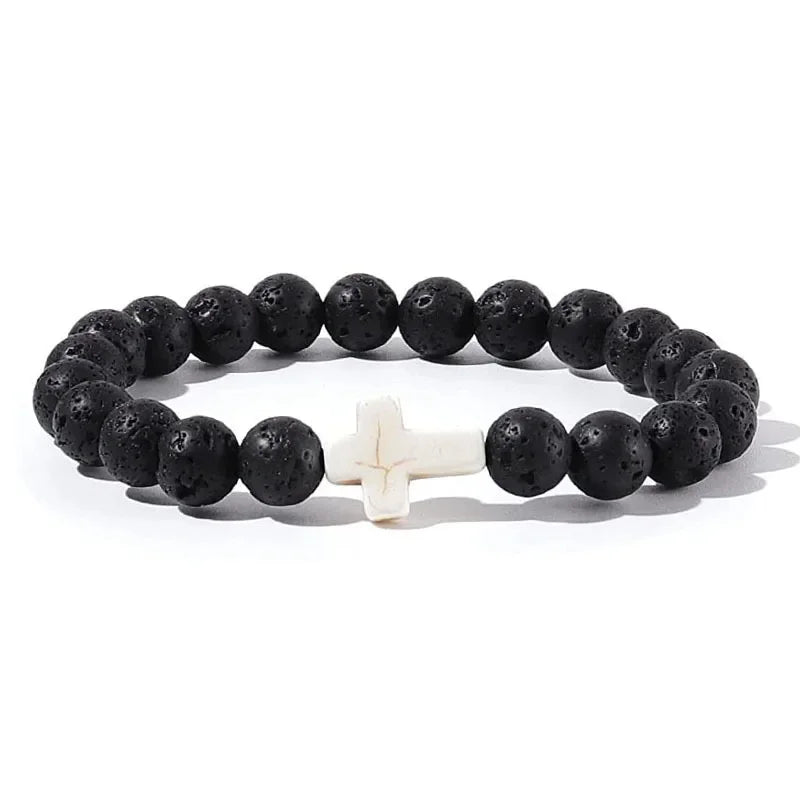 Men's Prayer Onyx Meditation Beads Bracelets Stone's Store