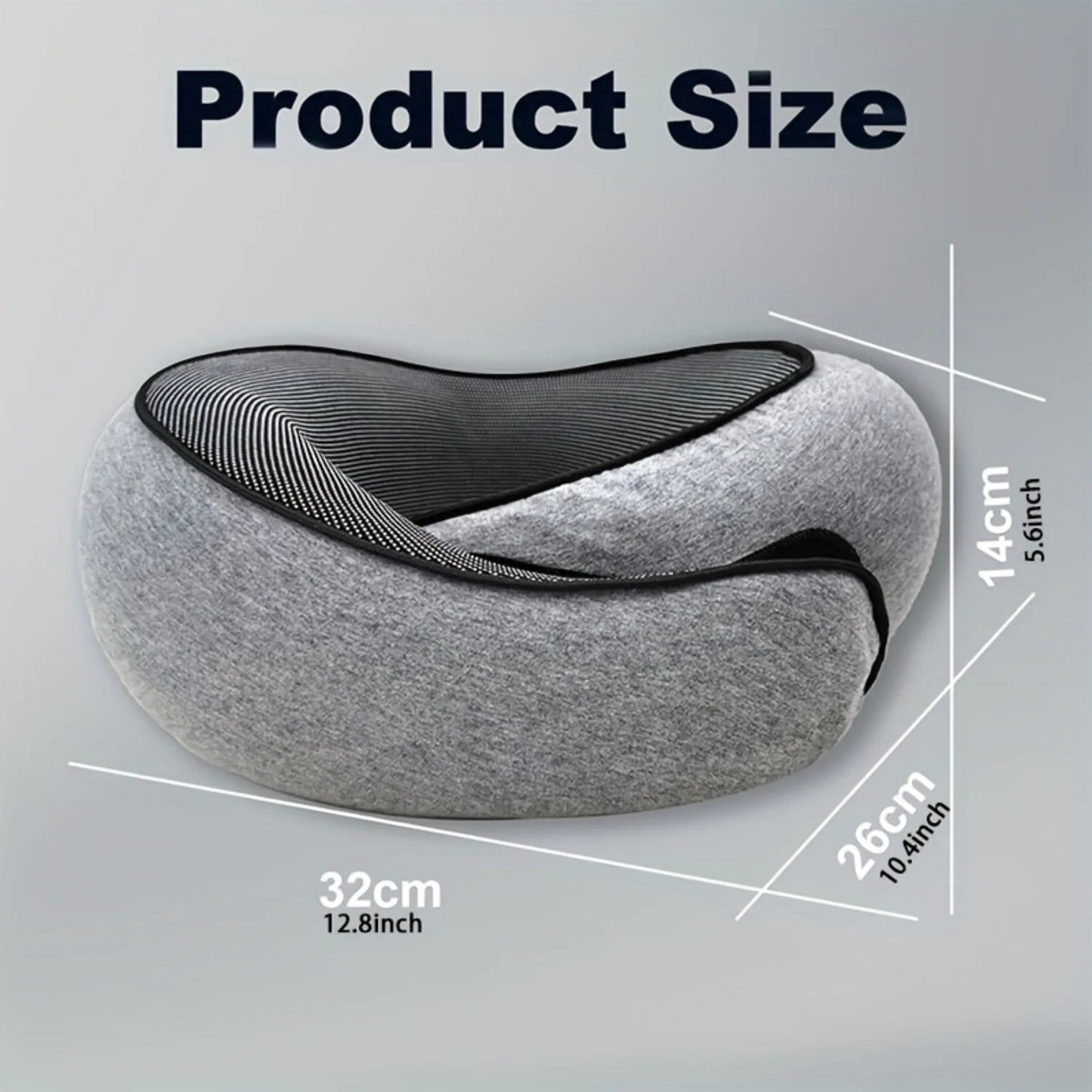 Wander Plus Memory Foam Travel Pillow - Hypoallergenic Portable Neck AliExpress