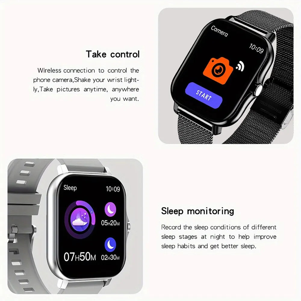 New SmartWatch 1.83" Big Color Screen Full Touch Custom Dial Smart