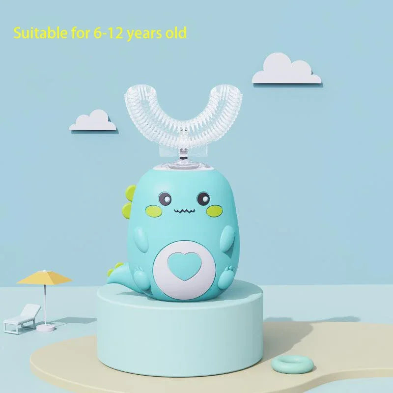Electric U-shaped Toothbrush Children Sonic Toothbrush 360 Degrees Smart Dental Tooth Brush Teeth Whitening for Waterproof Kids