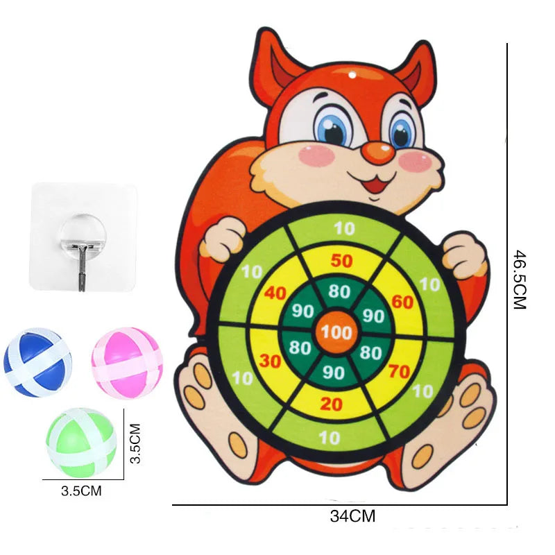 Kids Educational Dart Board Set