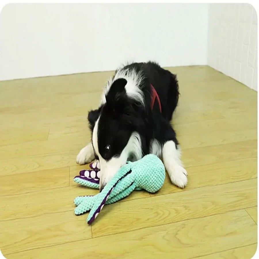 The Ultimate Plush Octopus Toy for Dogs: Soft, Squeaky, and Irresistible!
