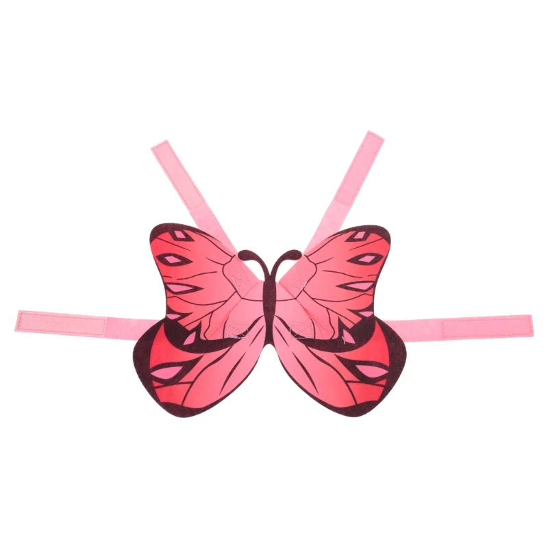 Colorful Pet Cosplay Butterfly Theme Wing Photo Props Suitable Cats