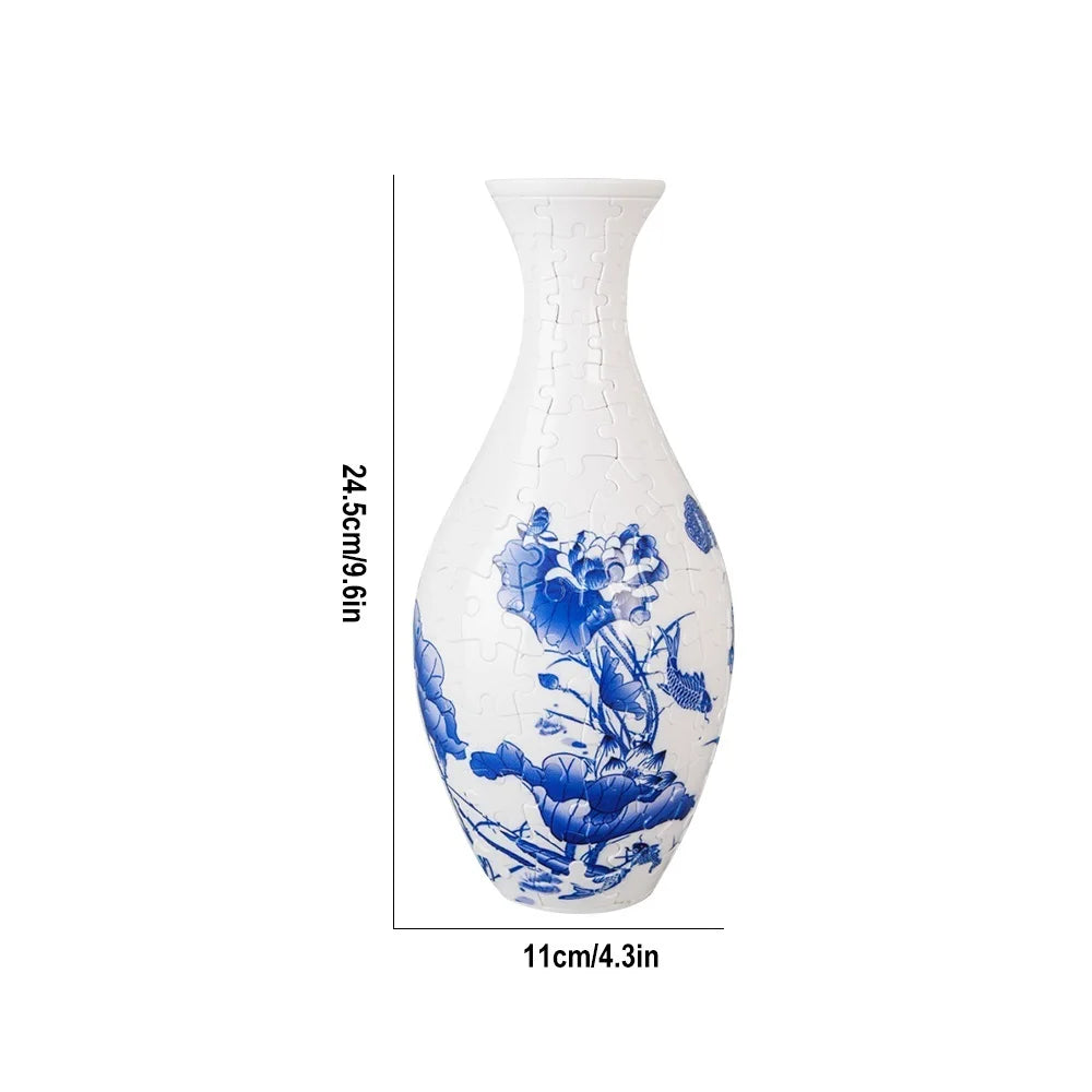 Creative Bloom: Build Your Own 3D Puzzle Vase