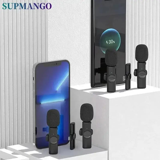 K11 Professional Wireless Lavalier Microphone for iPhone iPad Laptop AliExpress