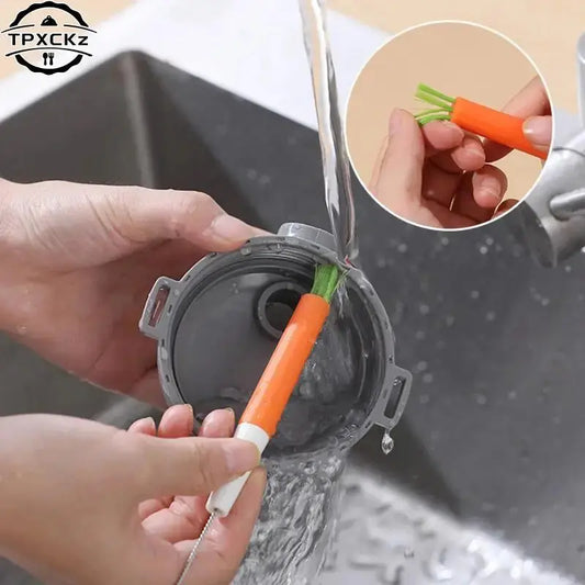 3 In 1 Cup Cover Straw Cleaning Brush Multi-functional Bottle Cleaning