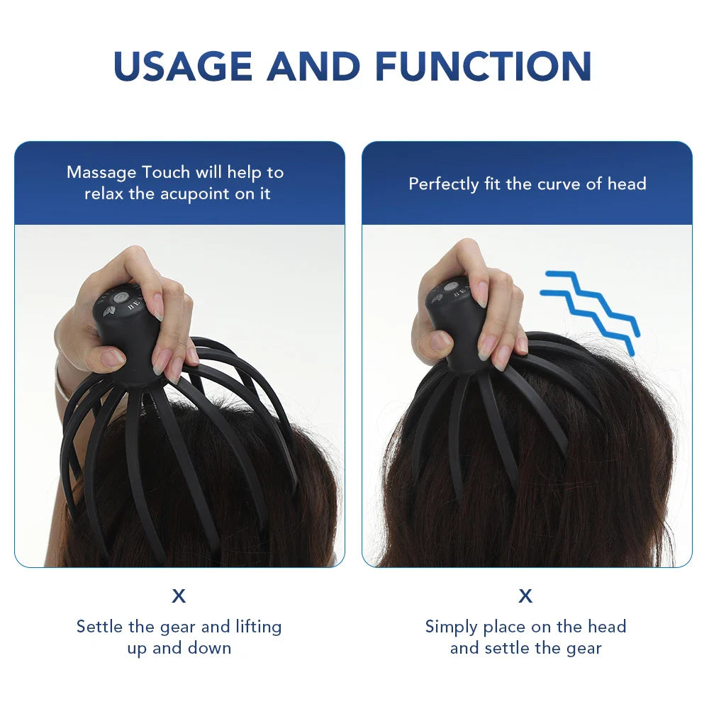 Electric Octopus Claw Scalp Massager