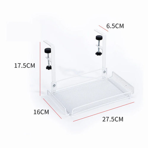Under Desk Cable Management Tray No Drill Steel Desk Cable Organizers