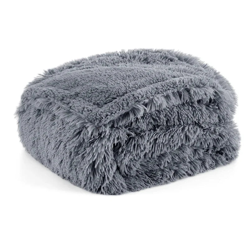 2025 New Waterproof Blanket for Couple, Large Size for Beds Bedroom Throw Luxury Shaggy Warm Blankets Lovers Microfibre-blanket