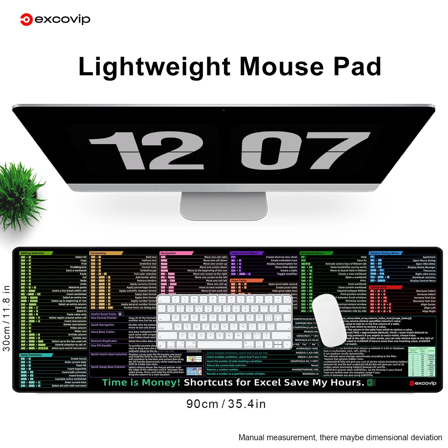 ExcelMaster Mat – Shortcut Your Workflow!