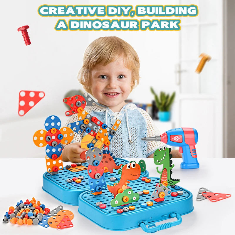 Power Play: Kid-Friendly Electric Drill Toy for Little Builders!