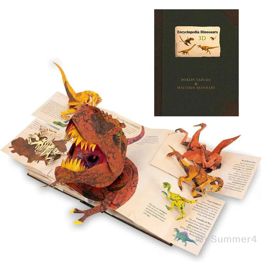 DinoWorld™ Enciclopedia Pop-Up 🦕📘 Dinosaurios que cobran vida