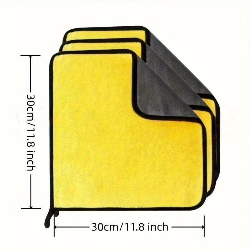 Ultra-Soft Car Cleaning Towels - No Shedding or Streaks