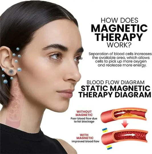 Women's Delicate Acupuncture Points Weight Loss Earrings Cubic