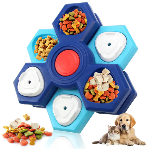 New educational pet toys Multi-layer rotating Turntable Slow food