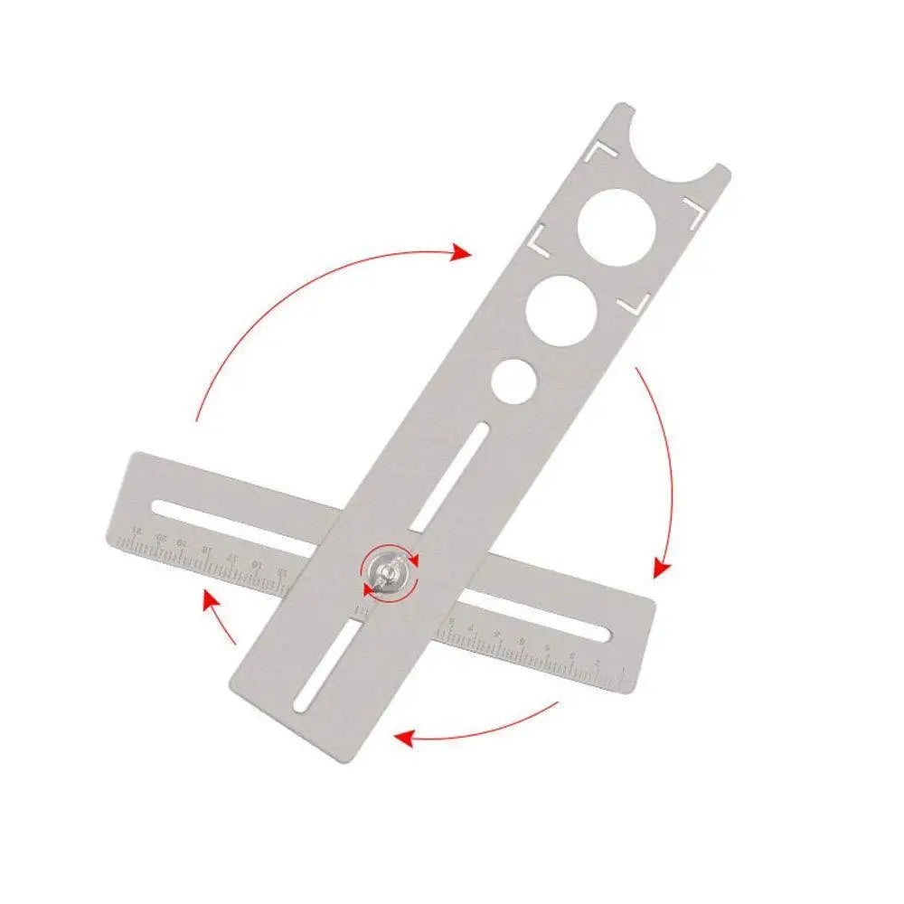 Tile angle Adjustable Tile Locator To Wall Marking Position Ruler