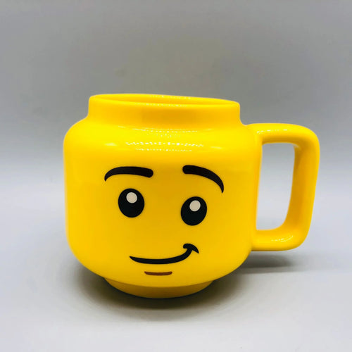 Cartoon Ceramic Mug Cup 250ML with Cute Impish Expression Figure Head