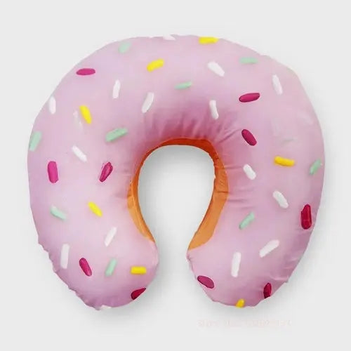 Cute Cartoon INS Style Travel Neck Pillow U-Shaped Panda Rainbow Cloud
