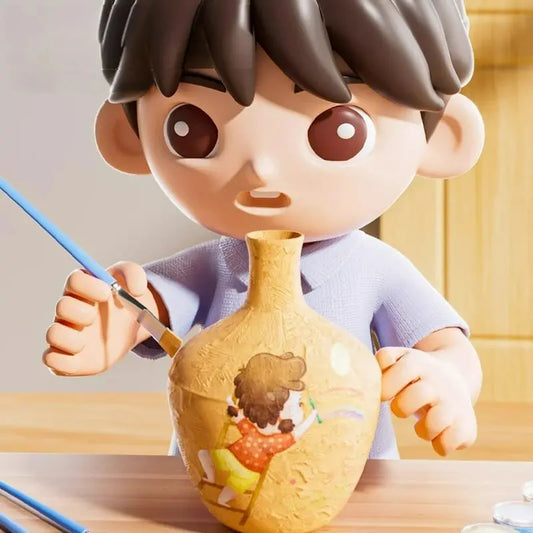 DIY Kids Pottery Wheel Kit Sculpting Clay Tools Arts Supplies AliExpress