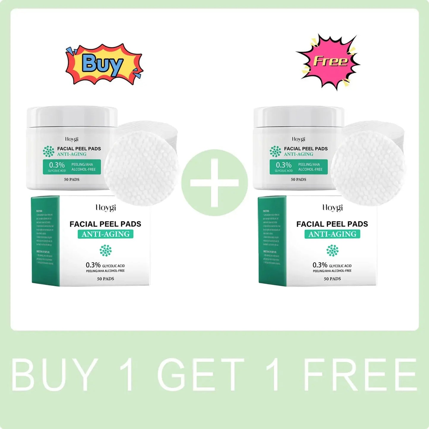 ClearGlow Pads – Exfoliate, Hydrate, Conquer Acne! Hoygi Skin Care Store