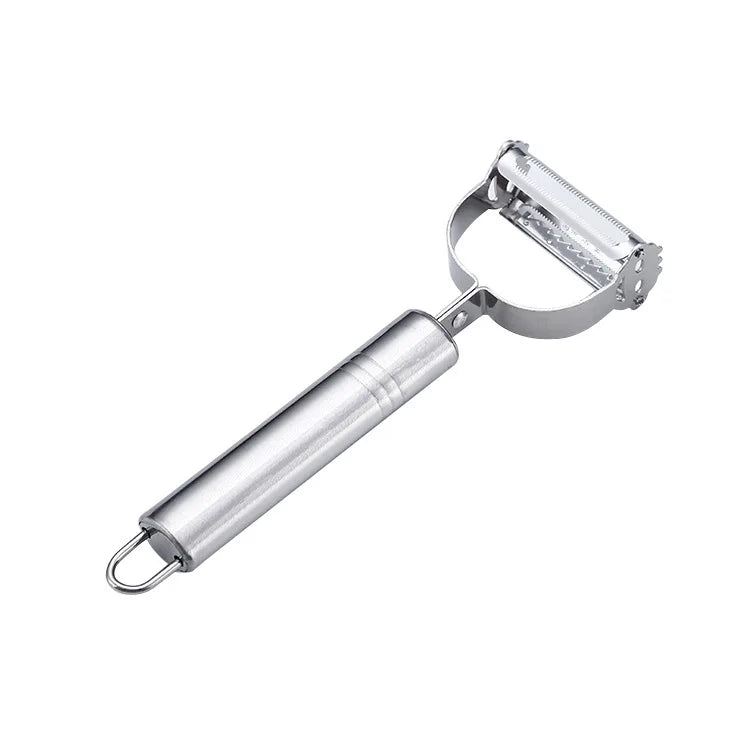 Kitchen Vegetable Peeler Stainless Steel Melon Planer Double-Head Peeler Fruit And Vegetable Peeler