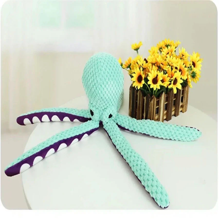 The Ultimate Plush Octopus Toy for Dogs: Soft, Squeaky, and Irresistible!
