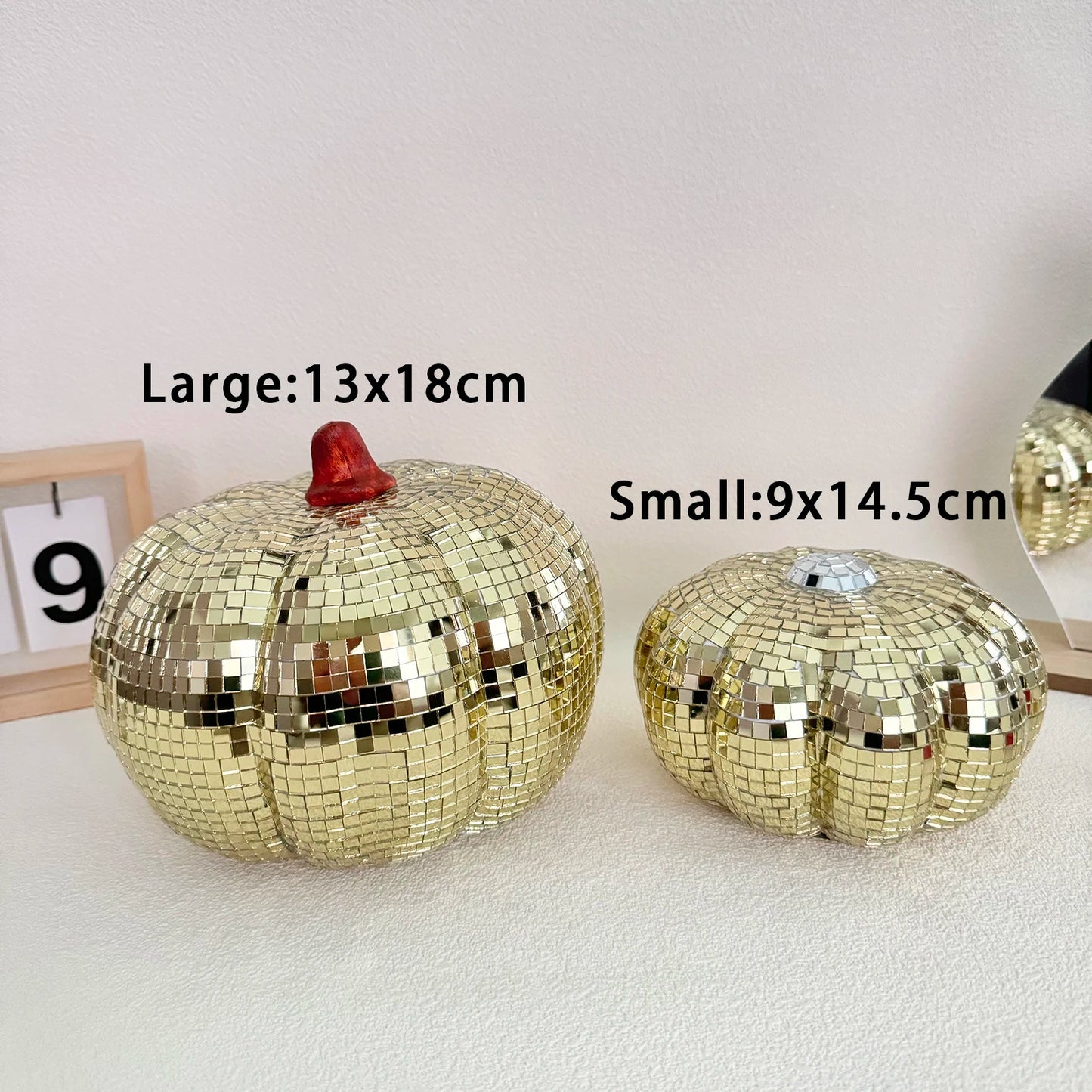 2 Size Disco Pumpkin Home Decorations Gift For Friend Bar Party