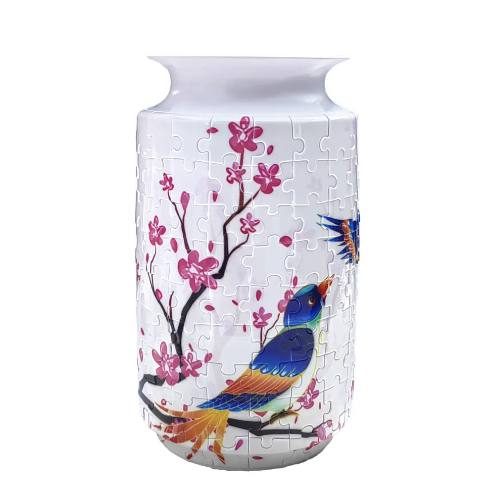 Creative Bloom: Build Your Own 3D Puzzle Vase