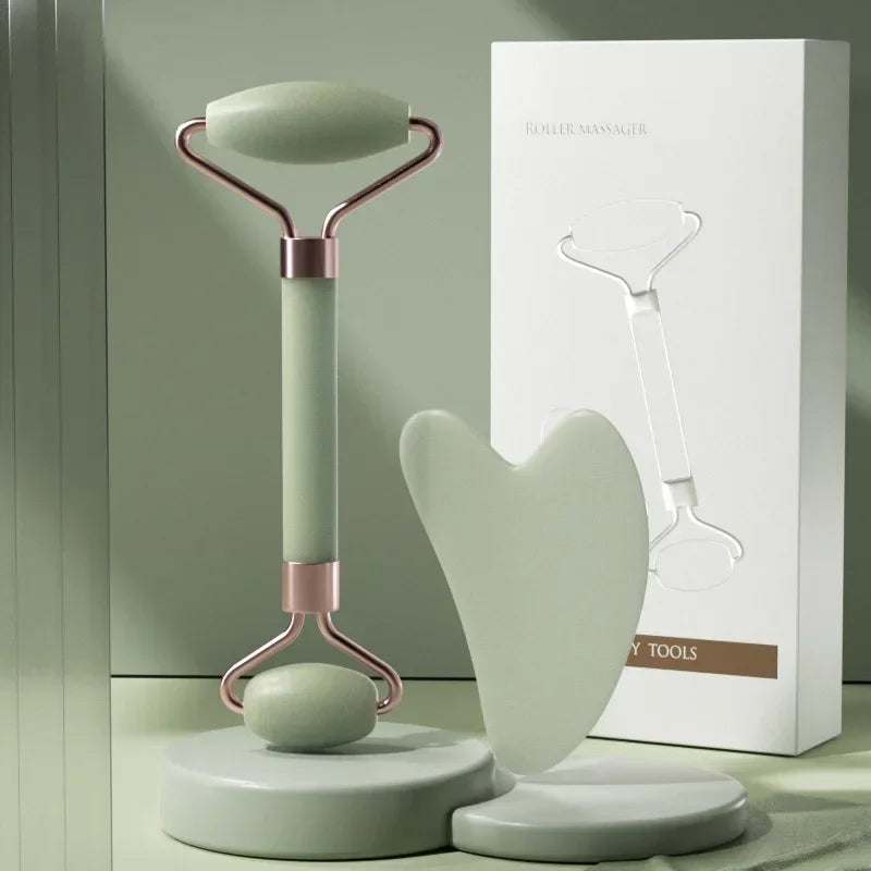 Face Roller & Gua Sha Tool For Skincare