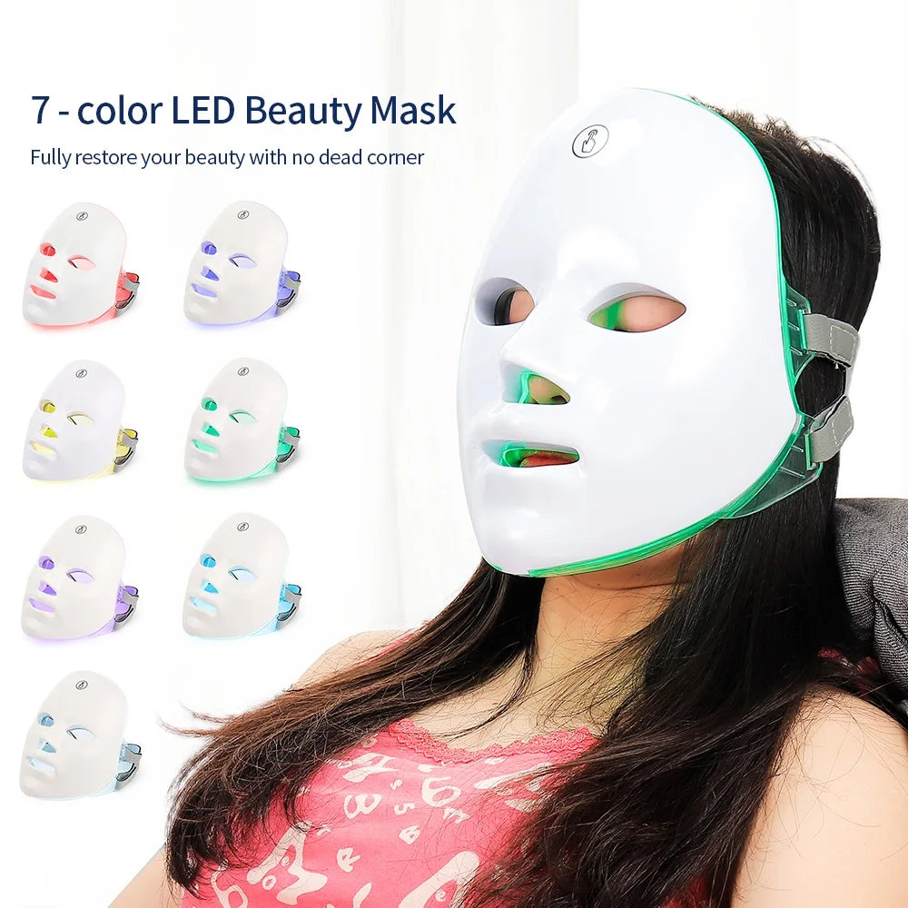 7-Color LED Photon Therapy Mask